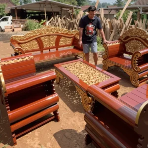 Ega Furniture Jepara Kursi Arjuna Jati